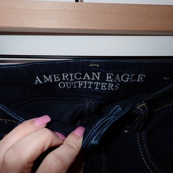 American Eagle Outfitters Black Straight Leg Jeans - Picture 7 of 11